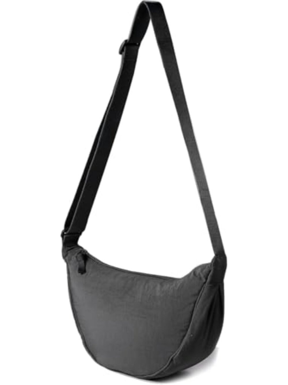 Nylon Crescent Crossbody Bag Hobo Sling Small Shoulder Purse Lightweight